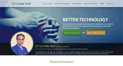 Desktop Screenshot of drgbedi.com