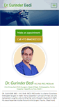 Mobile Screenshot of drgbedi.com